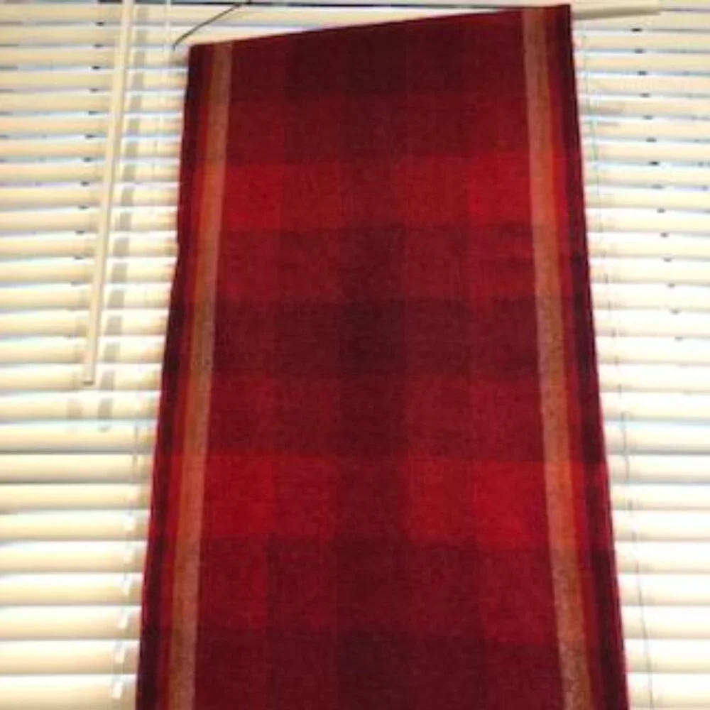 Australian Fine Alpaca Connection Plaid Wrap Scarf.